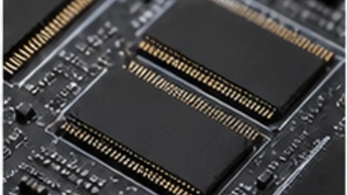 Editorial cover showing Apple memory supply pressure and AI chip demand
