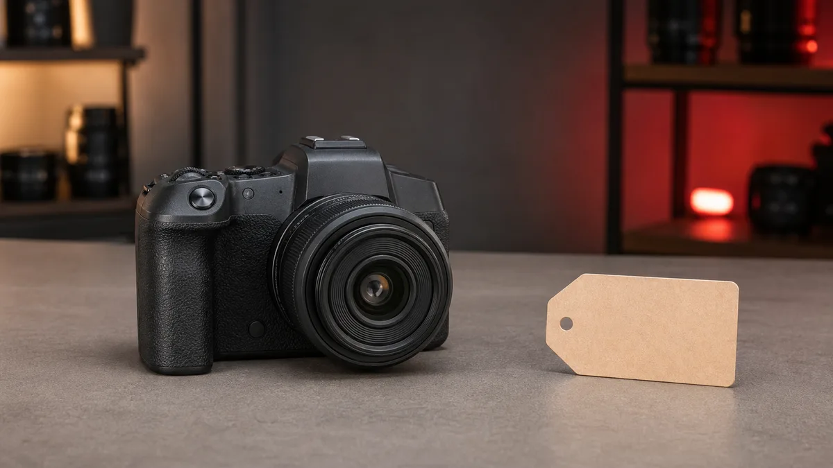 Generated mirrorless camera cover for Canon EOS RP discontinuation analysis