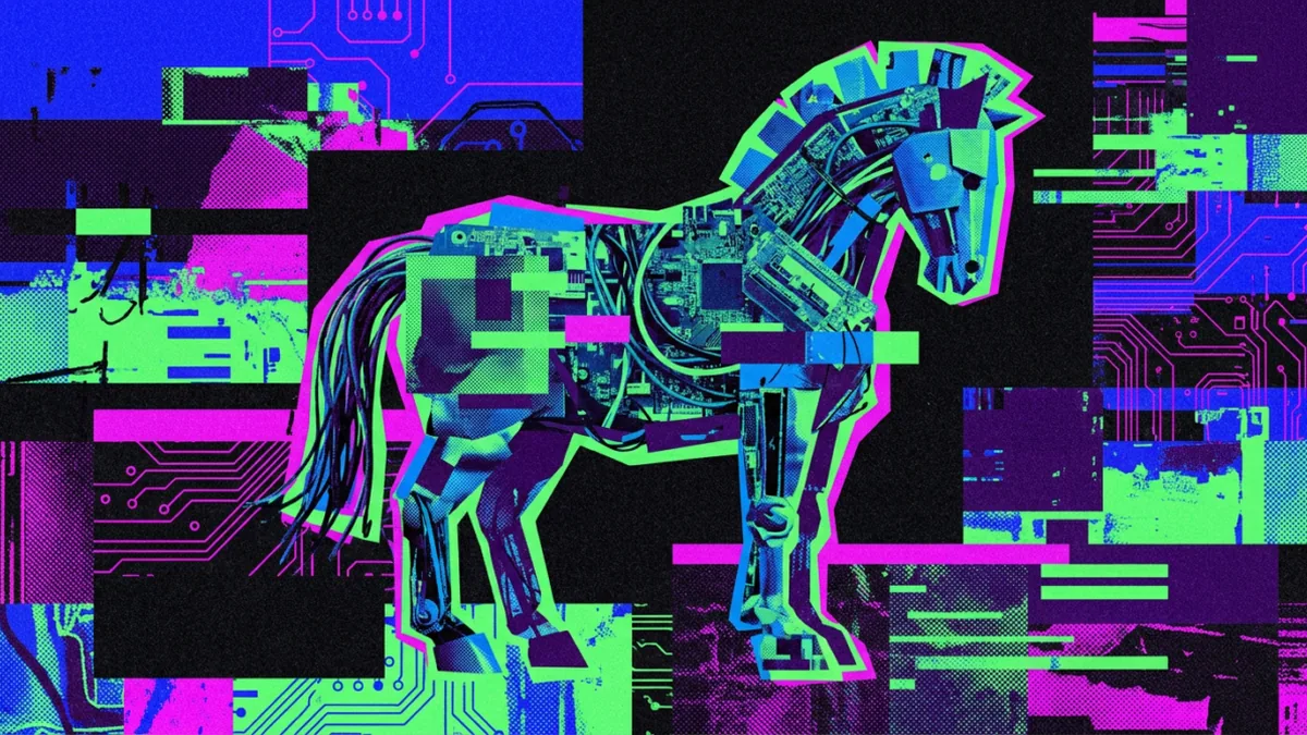 AI coding agent security test image showing prompt injection and hidden malware risk