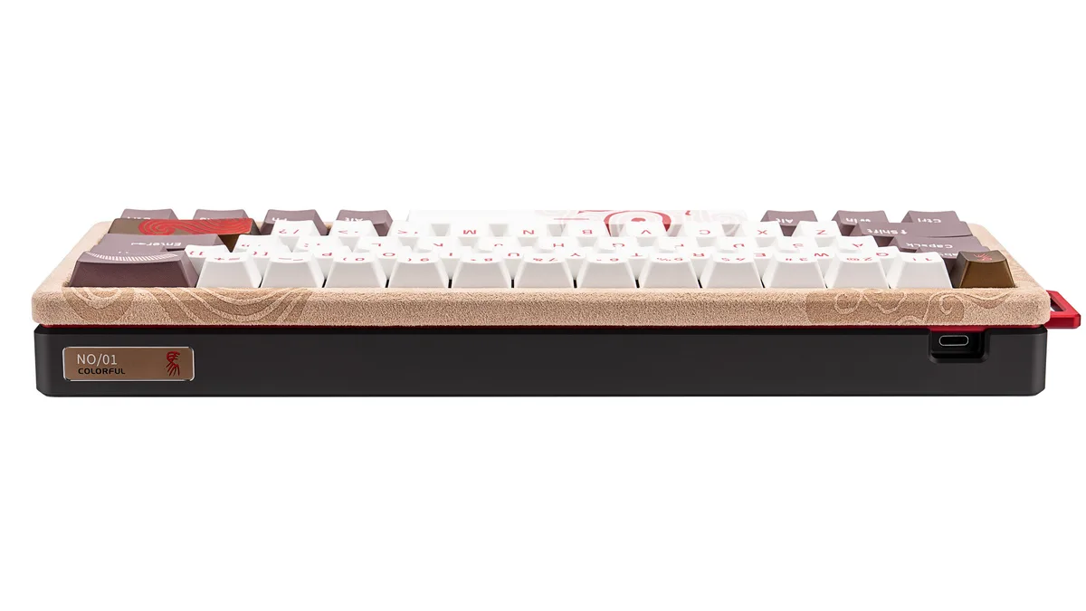 COLORFUL Chitu MAG-60 magnetic keyboard with limited edition red and gold design