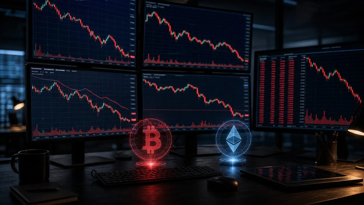 Bitcoin Slides Toward a Key Support Zone as AI Spending Pulls Capital Away