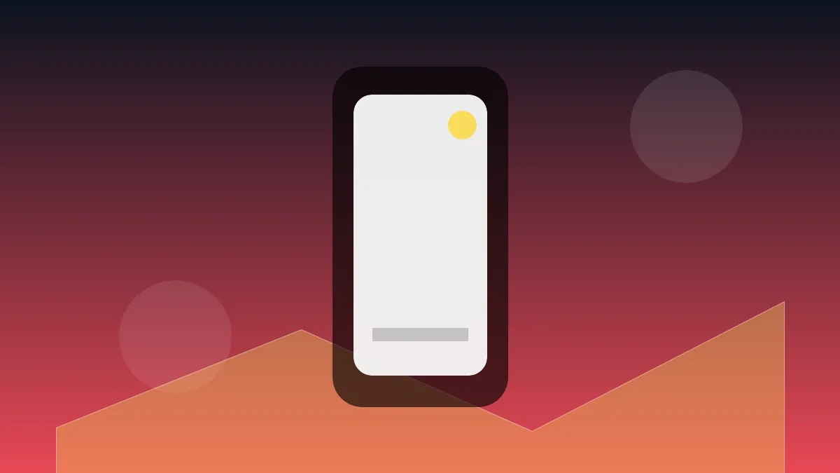 Editorial WebP cover showing an agent first AI phone concept