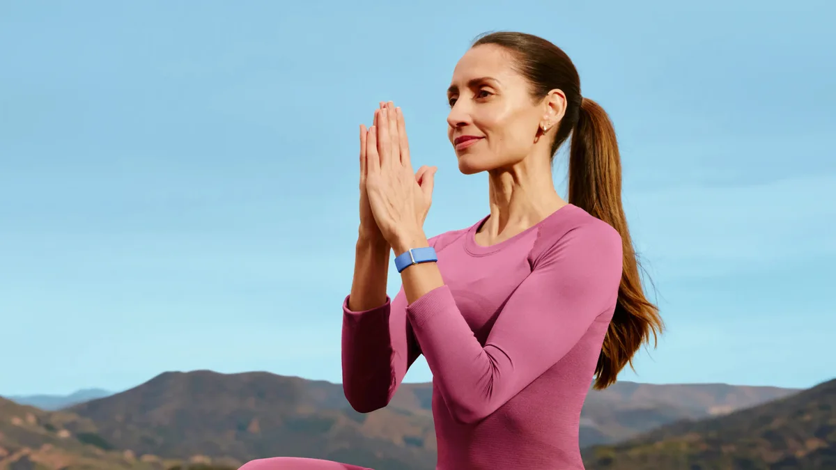 Google Fitbit Air wearable fitness tracker shown on a wrist