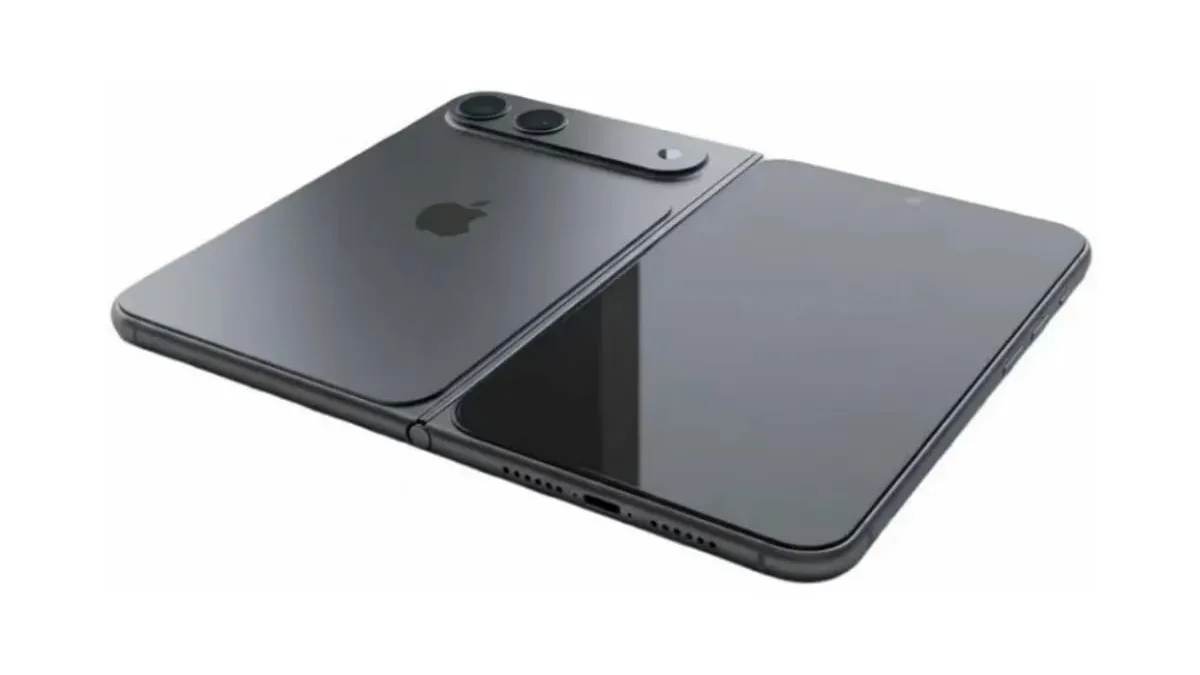 Foldable iPhone concept image from a Chinese language supply chain report