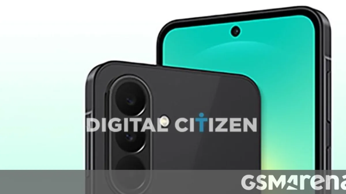Leaked Galaxy A27 render showing a Samsung budget phone design in multiple colors