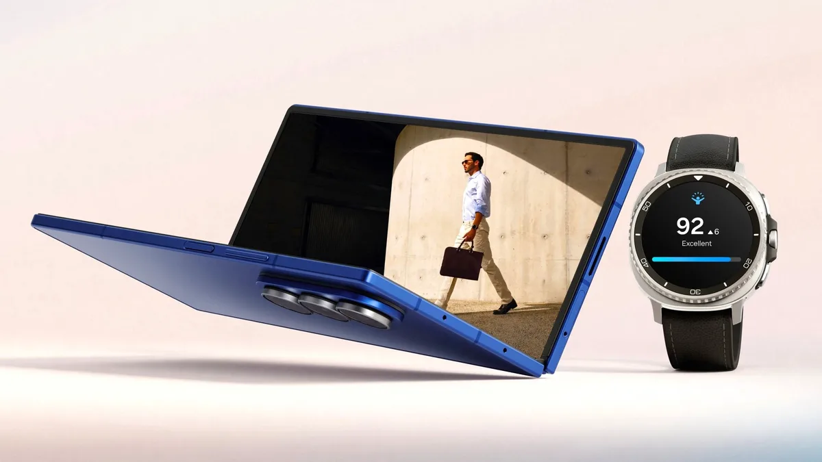 Galaxy Z Fold 8 and Watch 9 leak cover with Samsung ecosystem devices