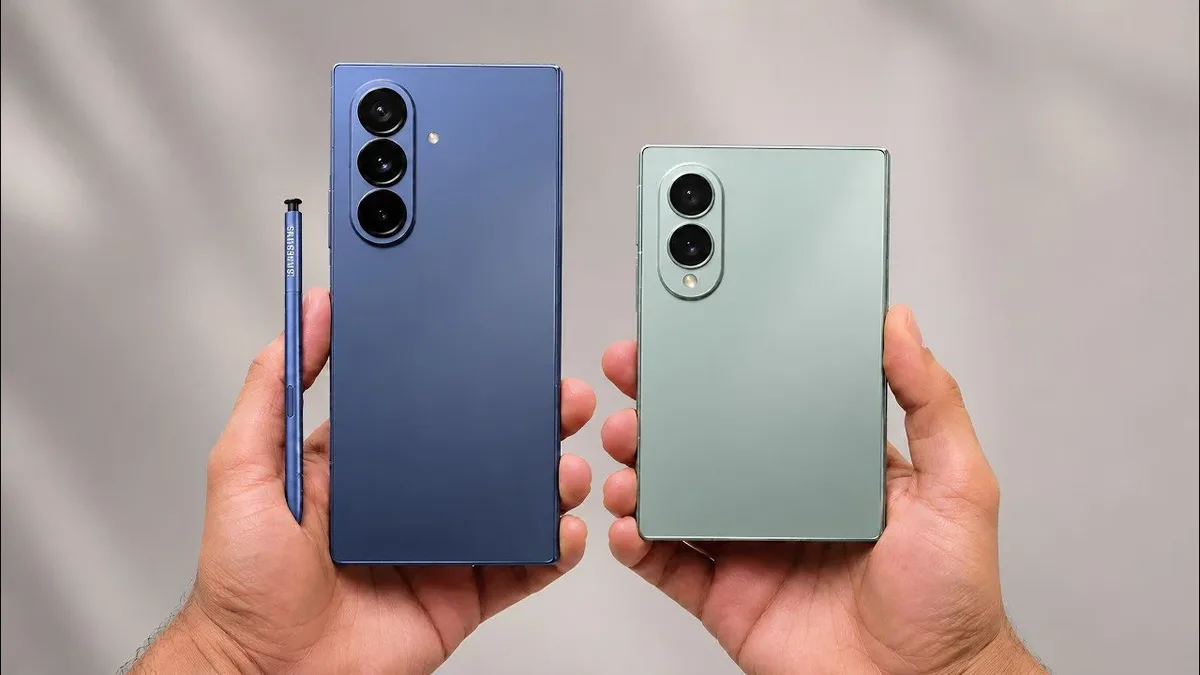Samsung Galaxy Z Fold 8 color leak cover with foldable phone lineup