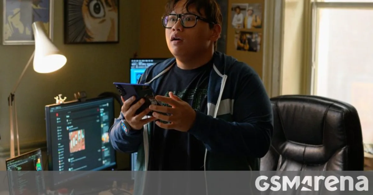 Samsung foldable phone promo image tied to a Spider-Man campaign report