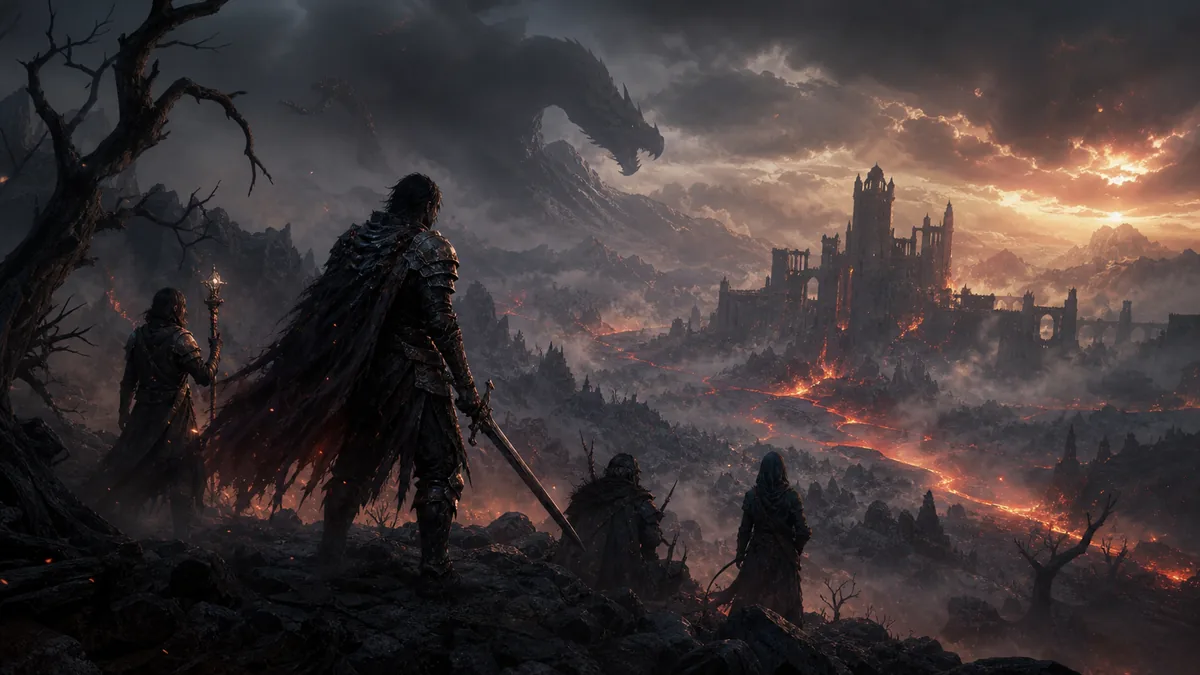 Custom gaming news cover for Dragon Dogma 2 Dark Arisen expansion