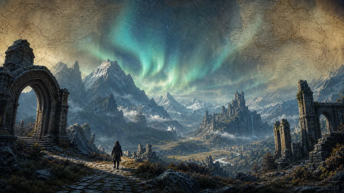 Custom gaming news cover for The Elder Scrolls 6 development update