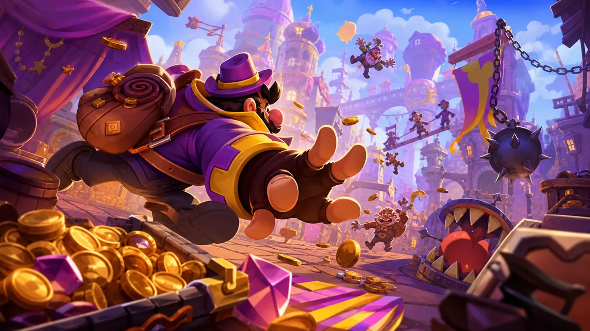 Custom gaming news cover for a rumored new Wario game