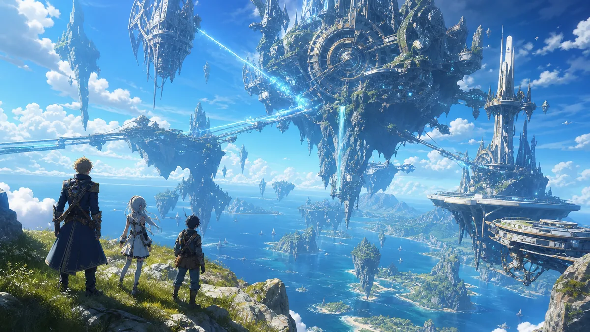 Custom gaming news cover for Xenoblade Genesis teaser