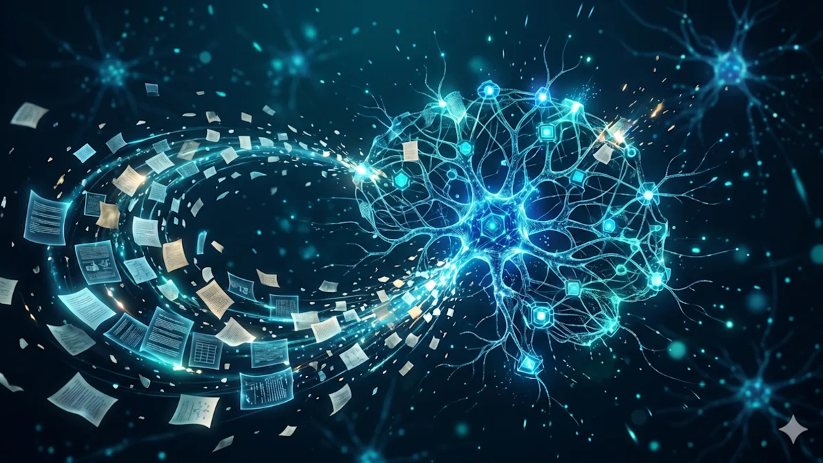 Abstract generated AI model architecture showing specialist models built on demand