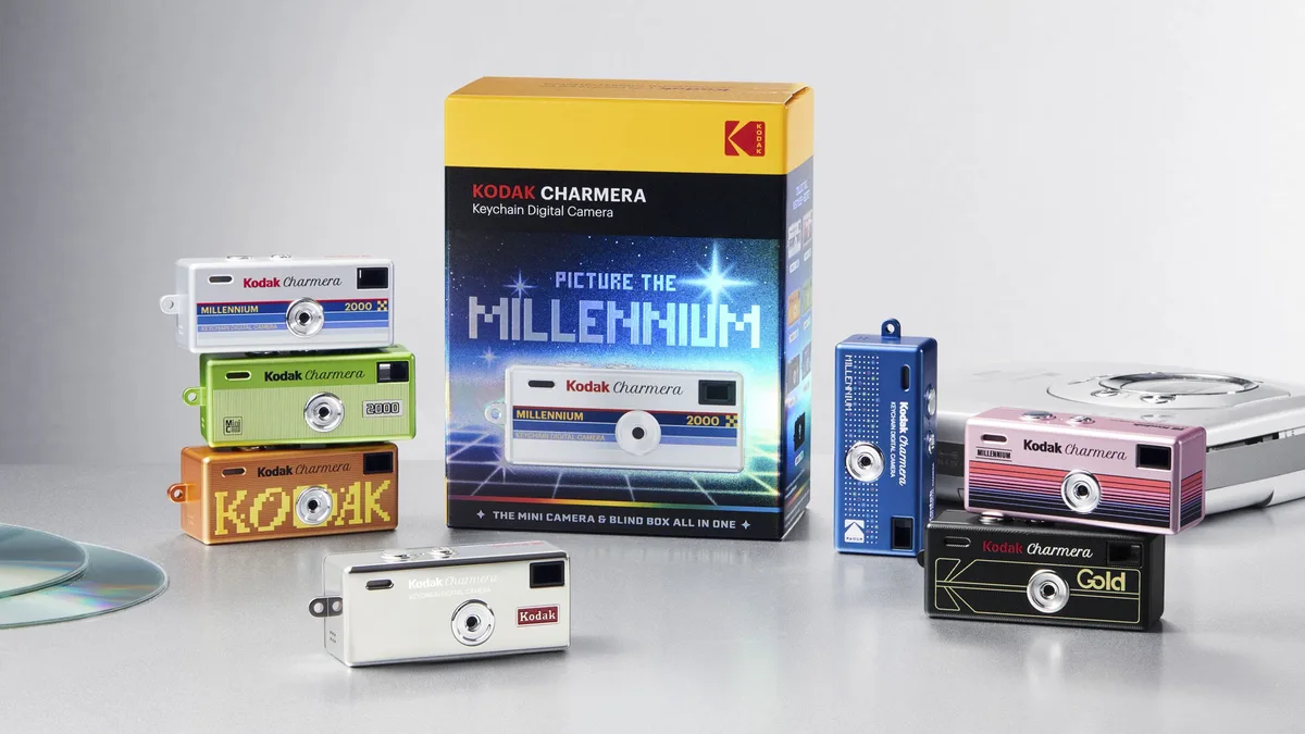 Kodak Charmera Millennium Edition miniature digital camera color variants