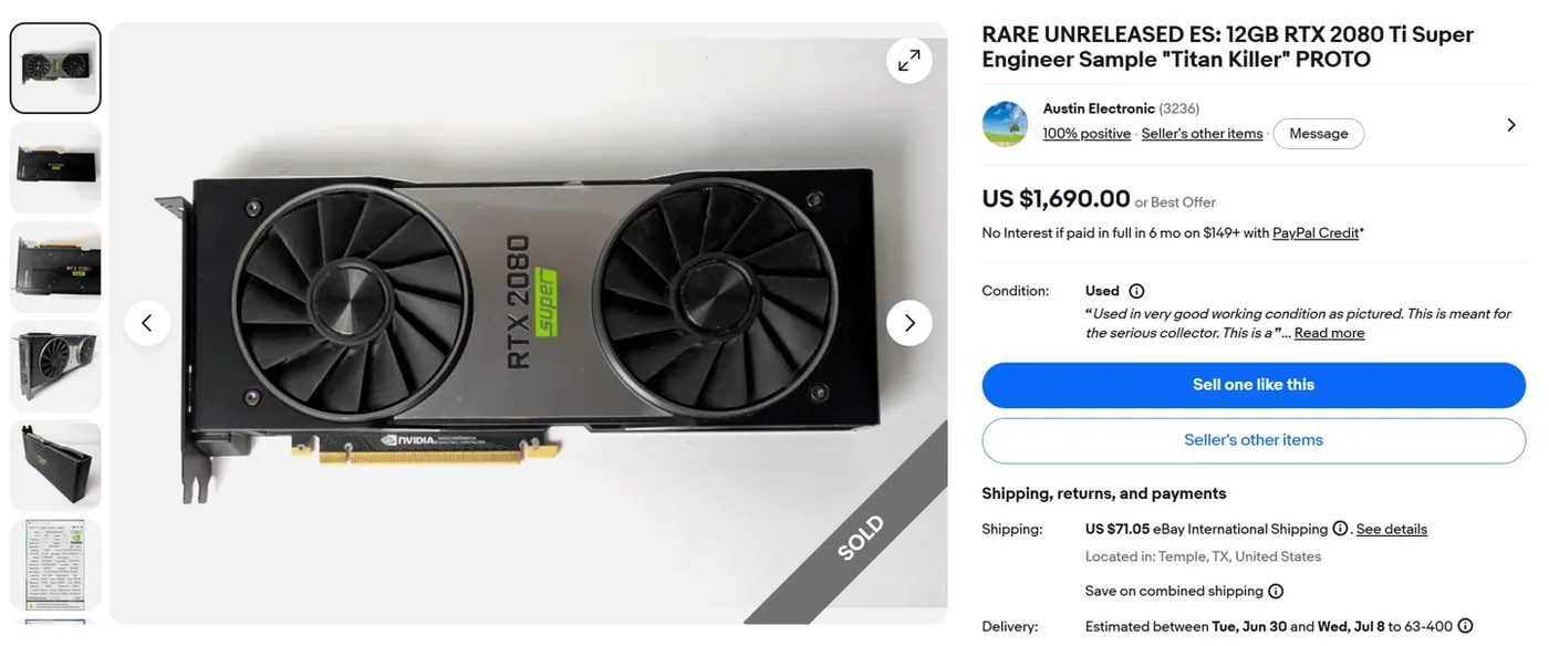 Nvidia RTX 2080 Ti Super Prototype Reveals The GPU That Never Shipped