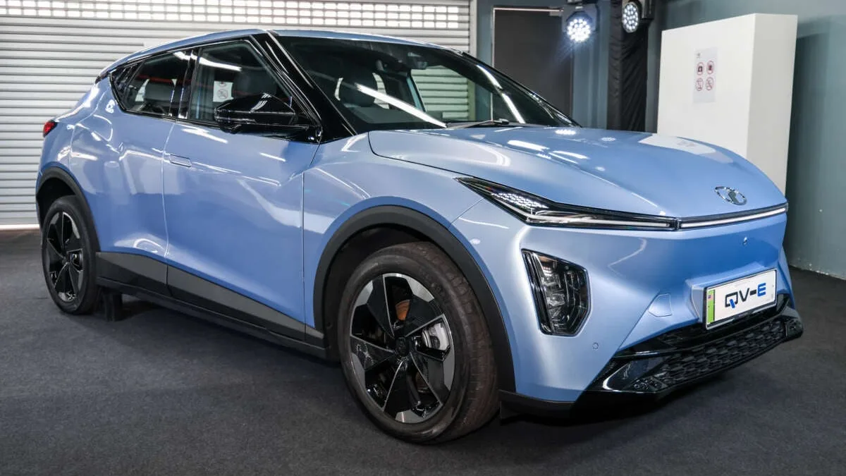 Perodua QV-E electric vehicle image from Malaysia pricing report