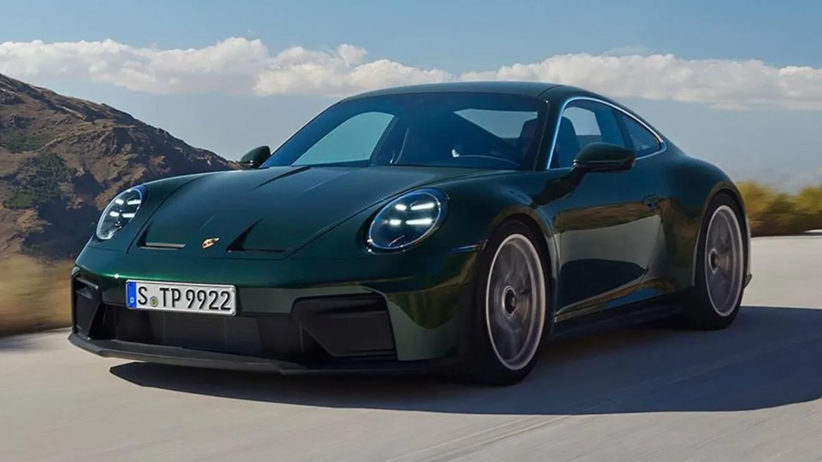 Porsche 911 sports car used for electric 911 strategy report