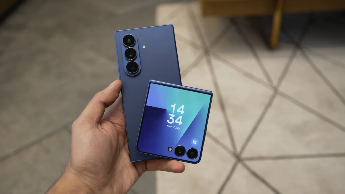 Samsung foldable phones representing FCC certification ahead of a US Galaxy launch