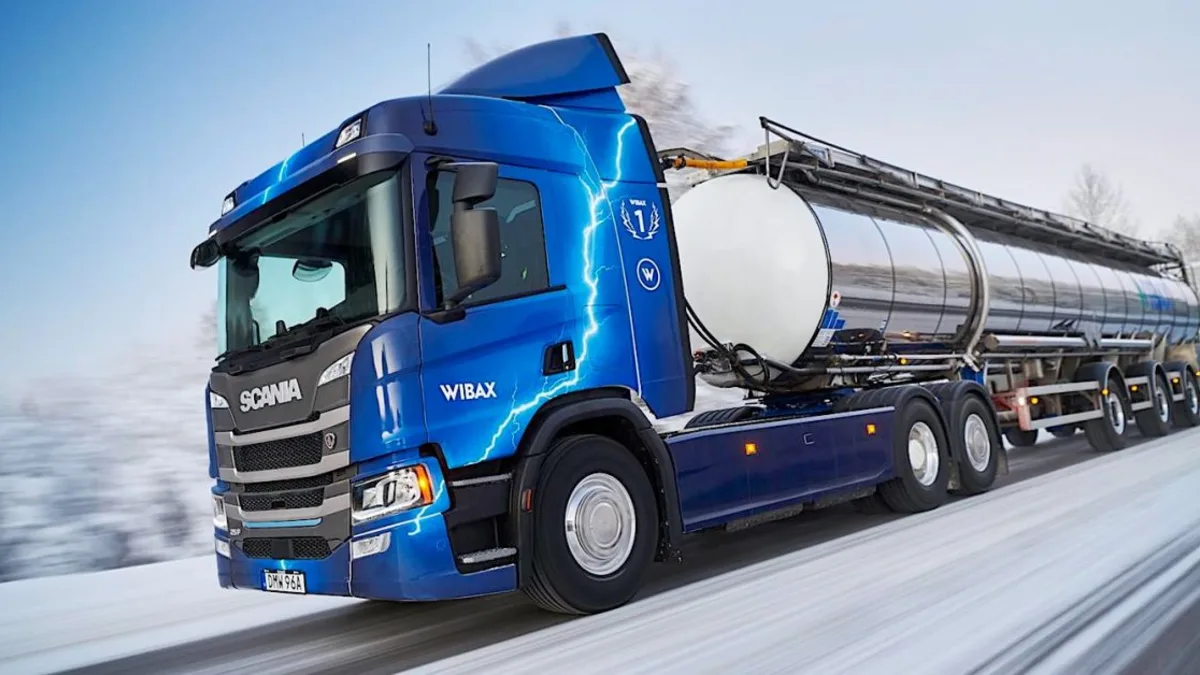 Scania electric semi trucks ordered by Wibax for European fleet use