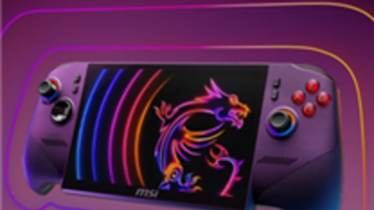 MSI Claw 8 EX AI handheld gaming PC image used for leaked price report