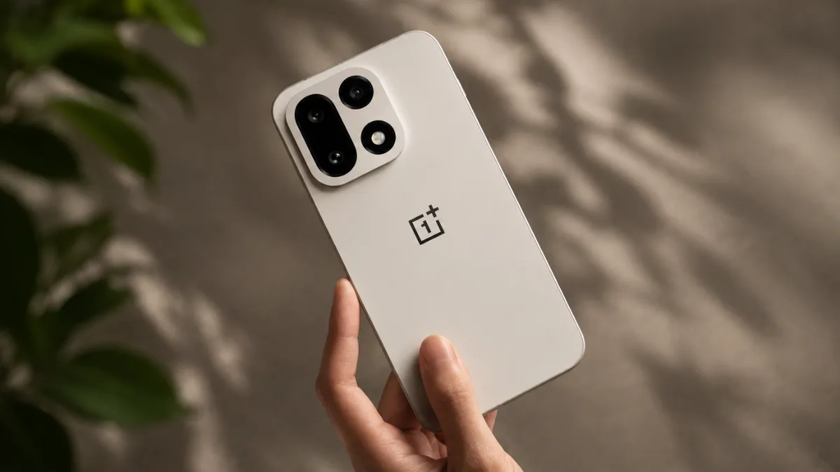 OnePlus smartphone display image used for 185Hz display leak report