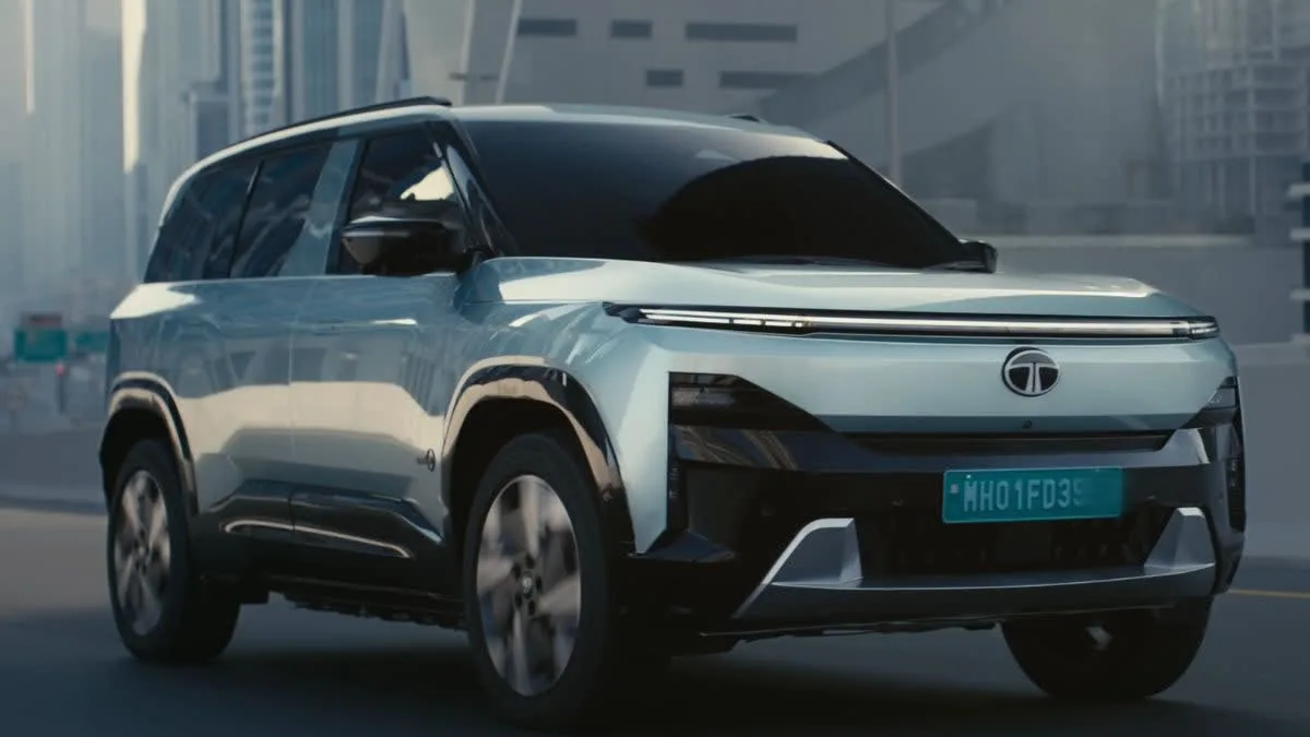 Tata Sierra EV exterior design image ahead of June 30 launch