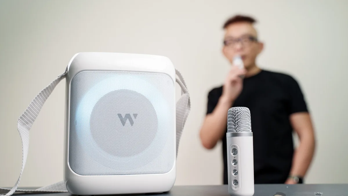 Warpple AS1 portable karaoke speaker product image