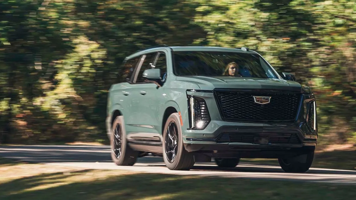 Cadillac Escalade luxury SUV with updated 2027 lineup focus