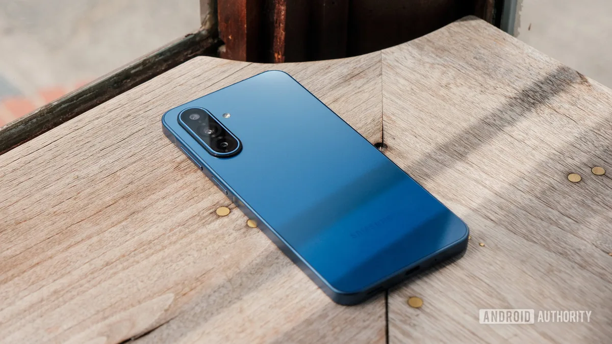Samsung Galaxy A18 render style image showing budget phone design