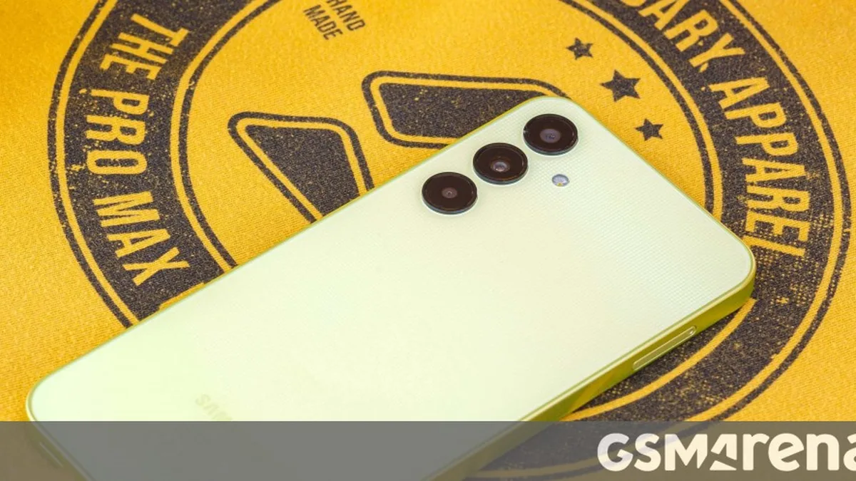 Samsung Galaxy A-series phone image used for software update coverage