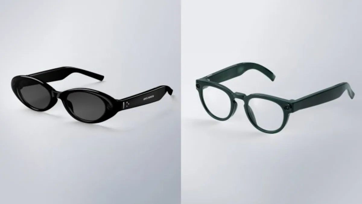 Smart glasses with companion app screens and gesture controls