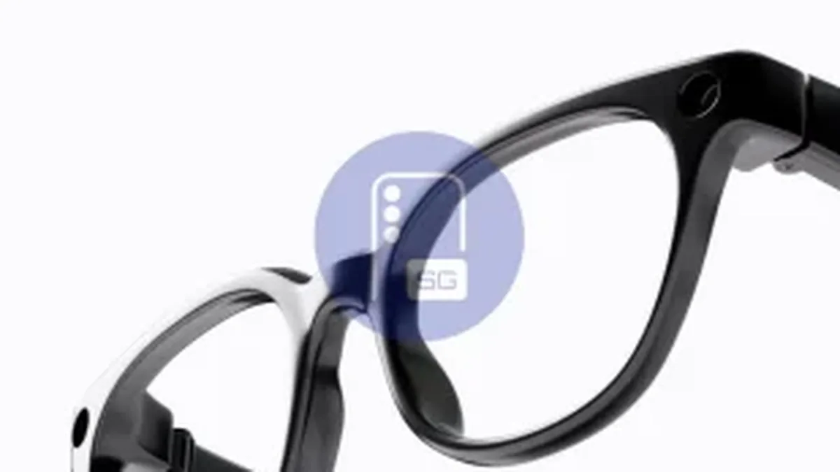 Leaked Galaxy Glasses app interface shown on a smartphone