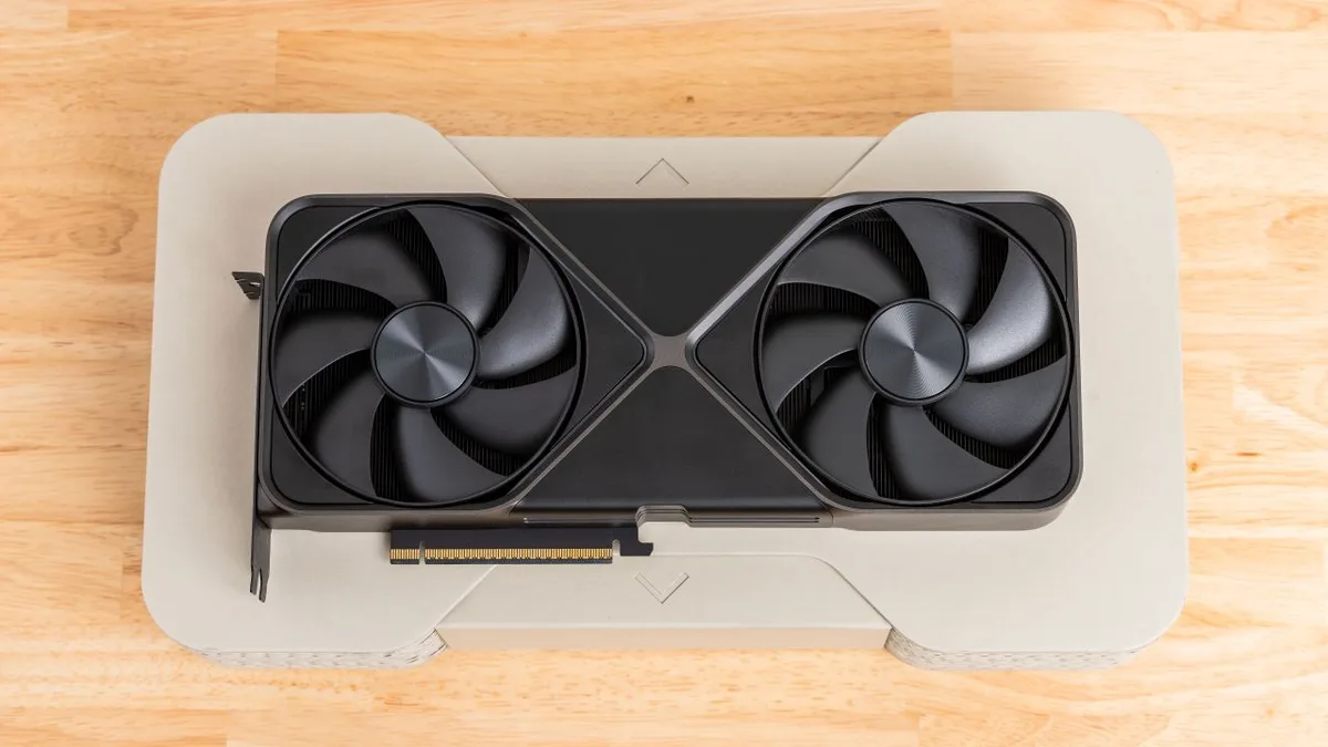 Nvidia RTX graphics card image for RTX 50 Super PSU calculator leak