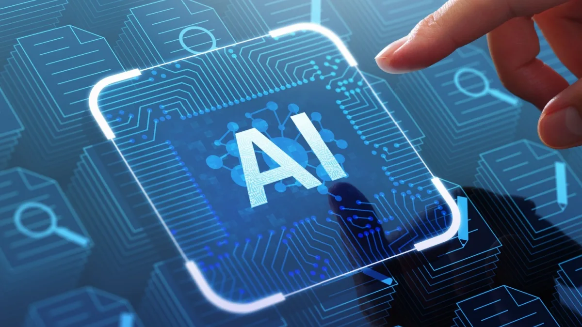 Financial AI model dashboard comparing market research and language model outputs